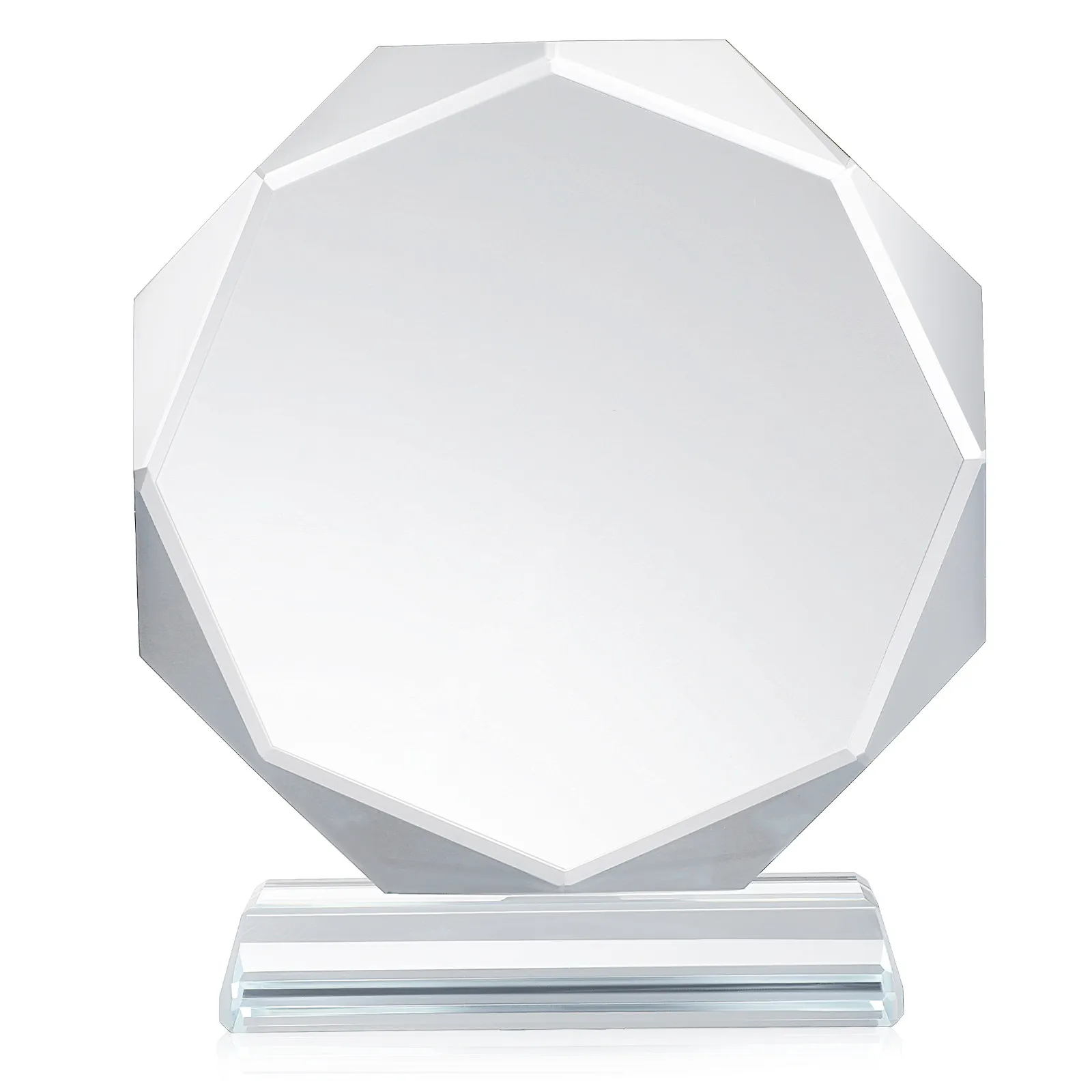

Crystal Trophy Decor Delicate Prize Trophy for Campus Activities Party Favors Home Decoration Clear Glass Award Accessory