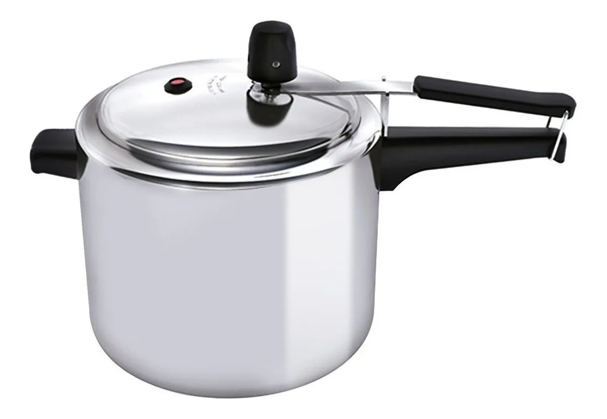 Supreme Polished Aluminum 4.5L Pressure Cooker