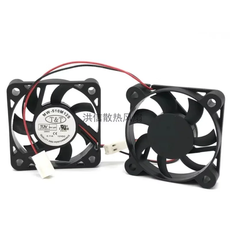 

New CPU Cooler Fan for T&T MW-510M12S DC12V 0.11A 5CM Cooling Fan 5010 50*50*10MM