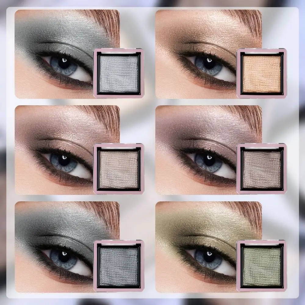 Single Baked Eyeshadow Shimmer Durable Pigmented Makeup For Farres Waterproof Shiny Eye Cosmetic Beauty Palette Set