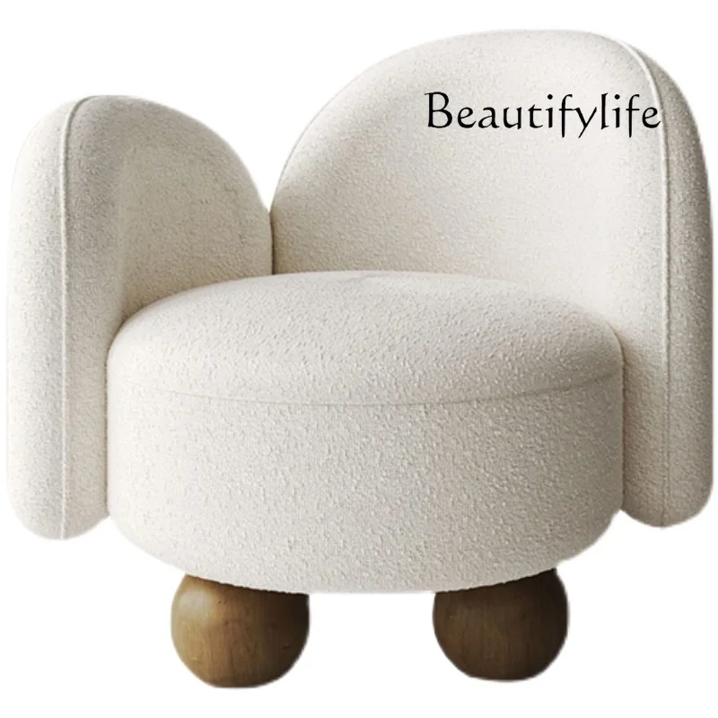 

Nordic Light Luxury Single Sofa Simple Modern Creative Designer B & B Style Lazy Leisure Chair