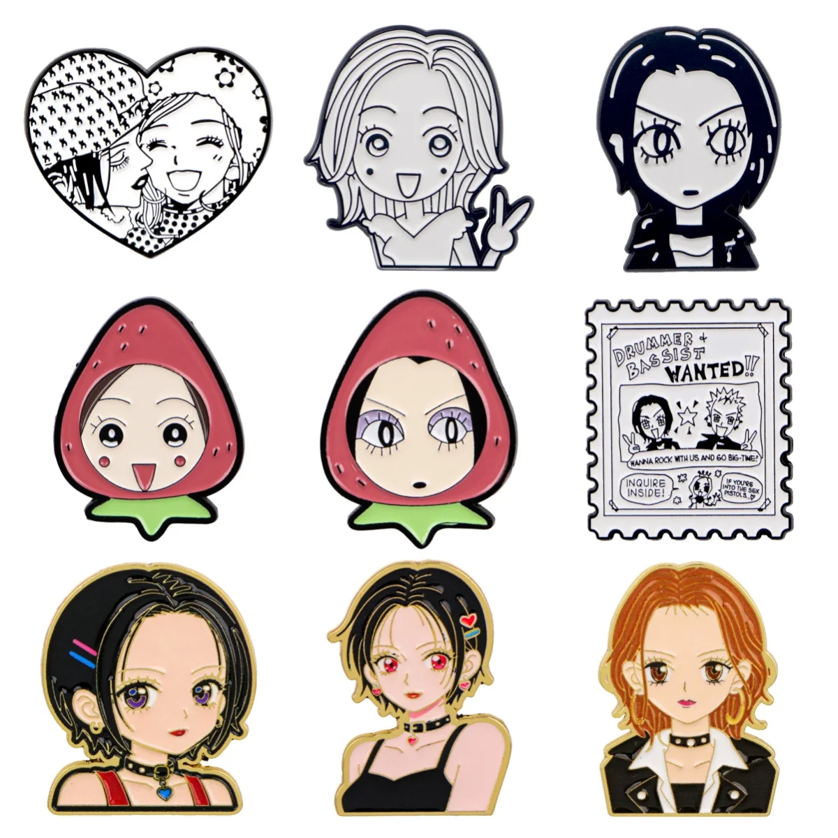 

Japanese Anime NA-NA Enamel Pin Brooch Pines Lapel Pins Badge on Backpack Cosplay Accessories Manga Jewelry Gifts for Friends
