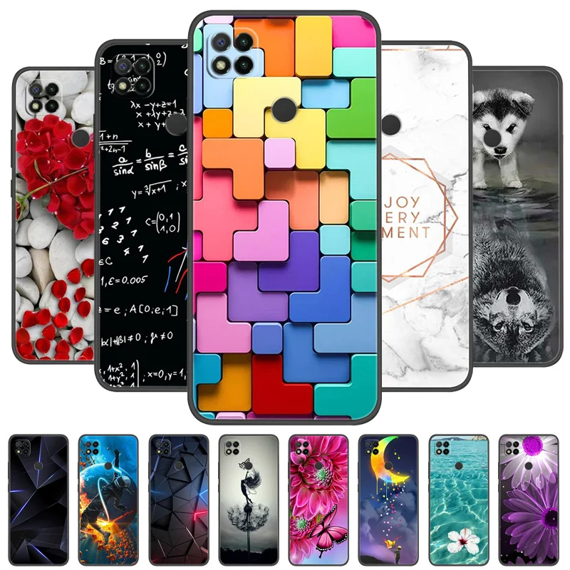 for Xiaomi Redmi 9C NFC Case Soft TPU Silicone Phone Covers for Redmi 9C NFC Case Bumper Redmi9C 9 C C9 Shockproof Coque Cover