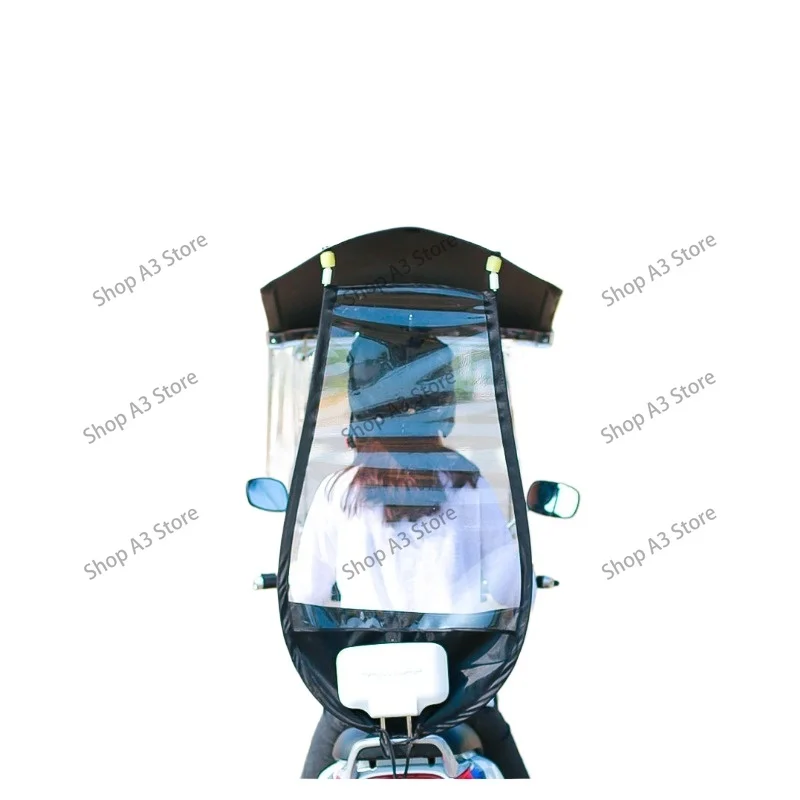 Electric car canopy carport new motorcycle weatherproof canopy battery car windshield shade sun canopy