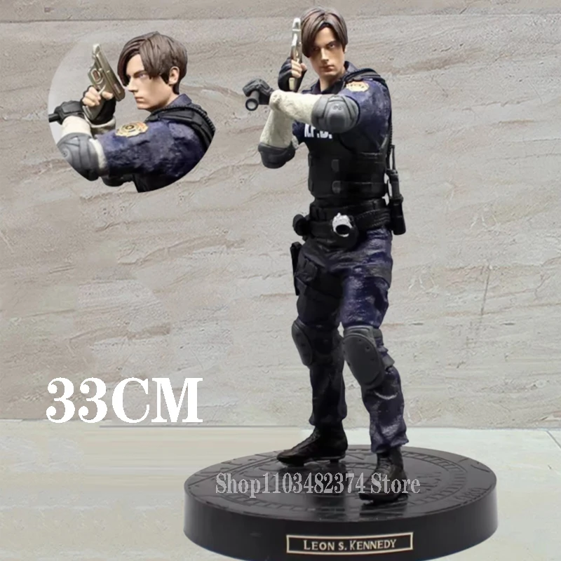 Anime Leon Scott Kennedy Figura Action Game Resident Evil Leon Figure Svetlana Belikova Statue Dolls PVC Collection Model Toys