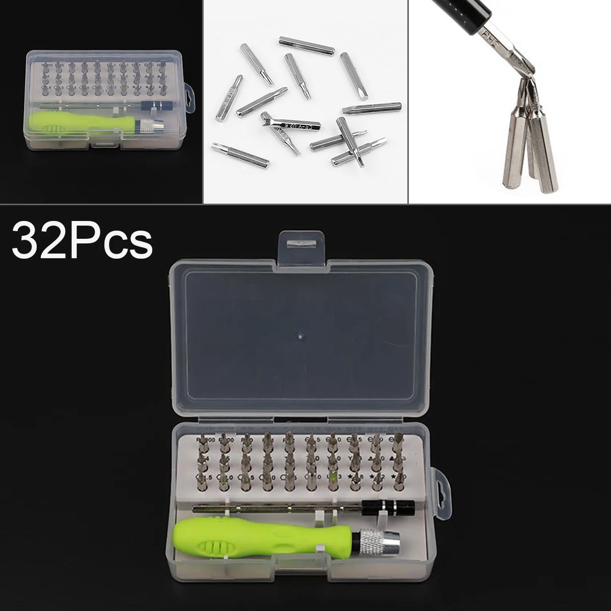 

Mini Magnetic Screwdriver Set for Eyeglass / Watch / Toys with Extension Bar, Precision Screwdriver Handle Kits