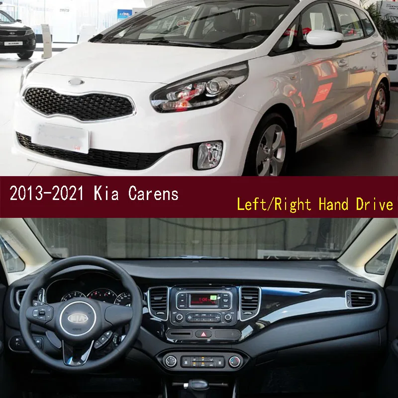 

For 2013-2021 Kia Carens Mk4 RP Dashmat Anti-Slip Dash mat Dashboard Cover Instrument Panel Sunscreen Pad Ornaments