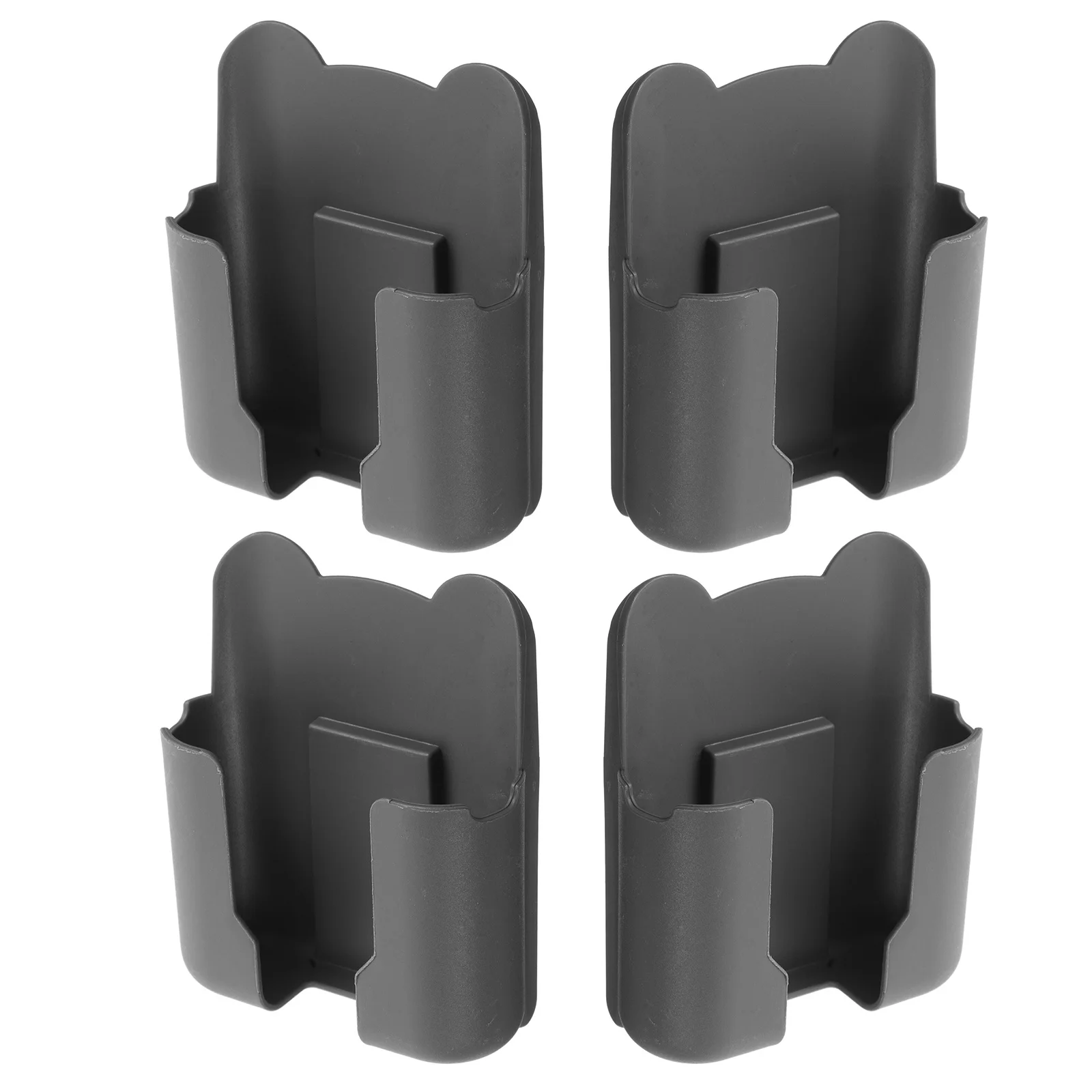 

4pcs Remote Control Holder Wall Mount: Space-Saving Storage Box For Ac Fan Controllers Living Room Bedroom Organizer