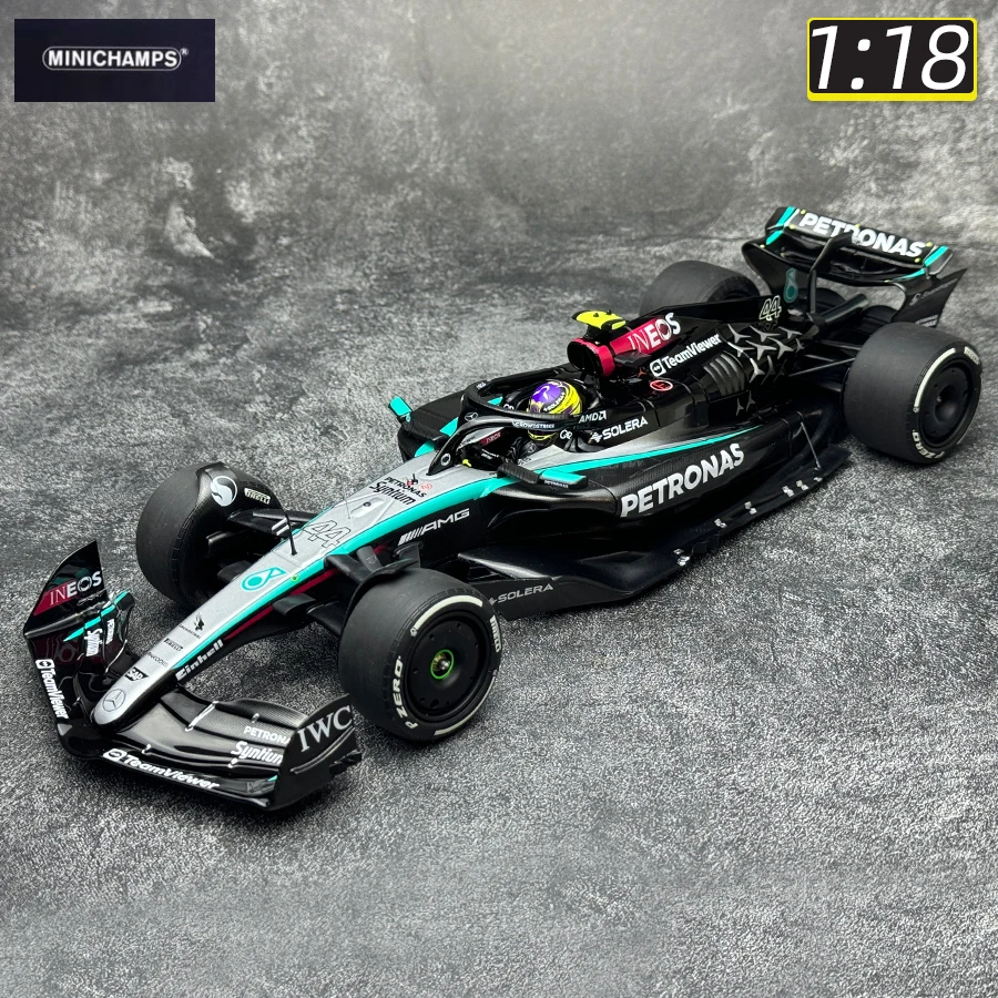 MINICHAMPS 1:18 Benz F1  W15 E Formula 2024 race car model Alloy Holiday gift collection