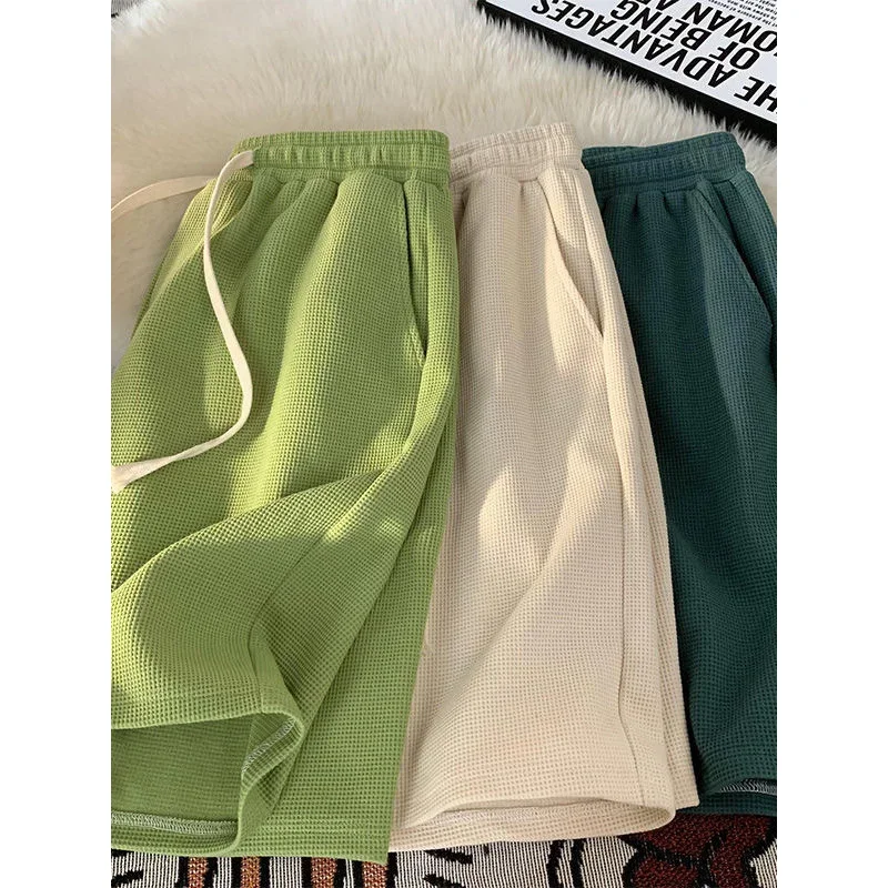 Sports Shorts Summer Men And Women Couple Loose Cotton Sweat Shorts Thin Cropped Pants Loungewear Pajama Shorts