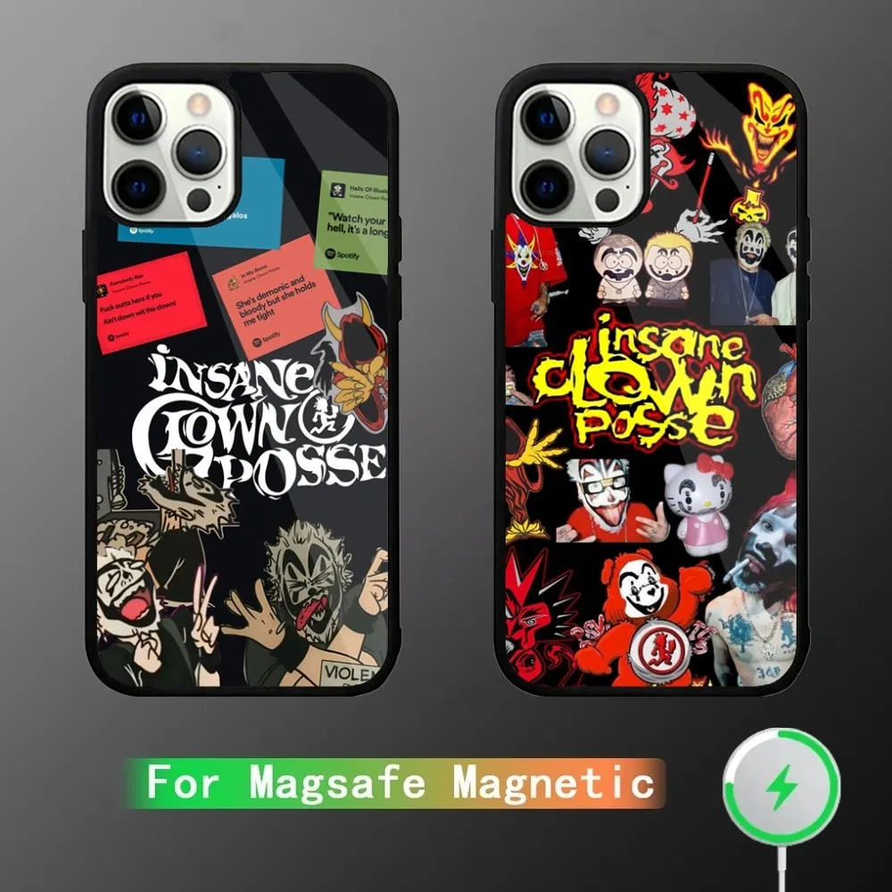 

ICP Insane Clown Posse Phone Case For iPhone 16,15,14,13,12,11,Plus,Pro,Max Mini Magsafe Magnetic Wireless Charging