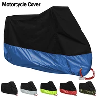 Cubierta impermeable para motocicleta M L XL XXL XXXL XXXXL cubierta para motocicleta para todas las estaciones protección UV a prueba de polvo cubierta para motocicleta para acampar al aire libre