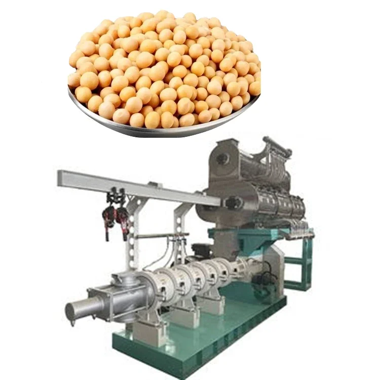 CE Equipment Safe Animal Feed Processing Extrusion Machine Soybean Meal Making Machine