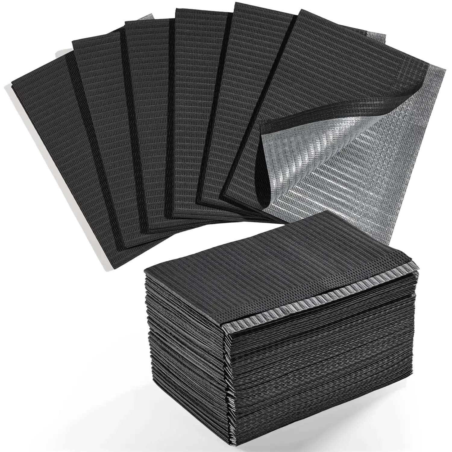 30/50/125/250 قطعة المتاح الوشم نظيفة الوسادة الأسود الوشم مريلة الجدول يغطي نظيفة المريض الأسنان المناديل لوازم