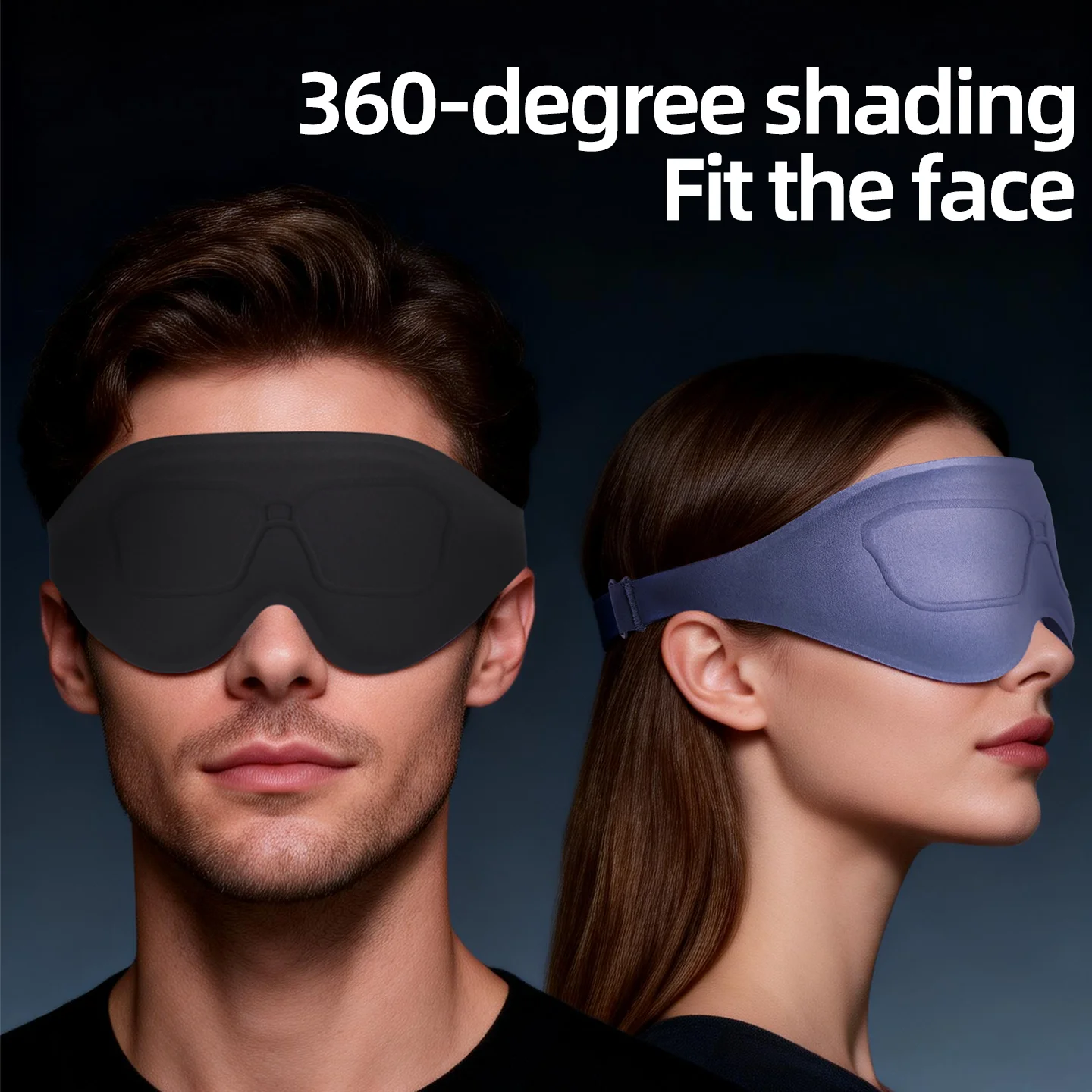 3D Sleeping Mask Block Out Light Soft Padded Sleep Mask for Eyes Slaapmasker Eye Shade Blindfold Sleeping Aid Face Mask Eyepatch