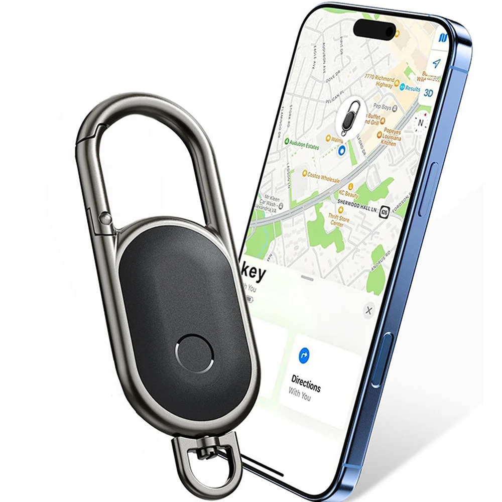 

Локатор ключей только iOS со звуковым трекером предметов для ключей, багажа, рюкзаков и чемоданов