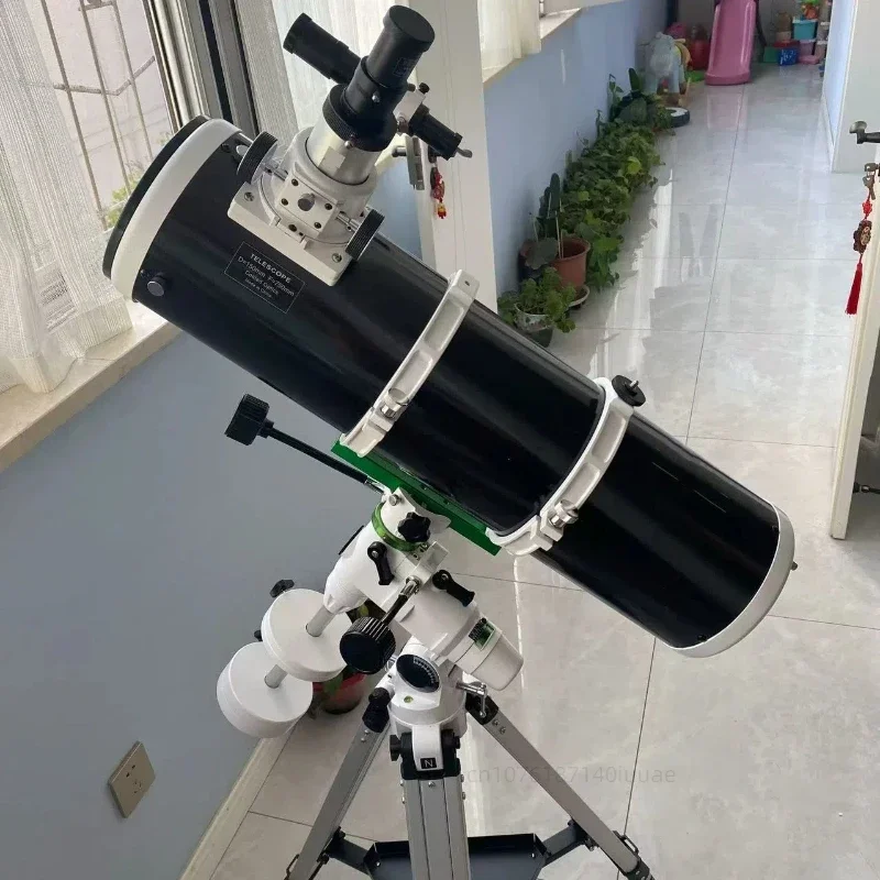 Xinda 150EQ Astronomical Telescope, Single Speed Aluminum Tripod, High Resolution Deep Space Stargazing Telescope