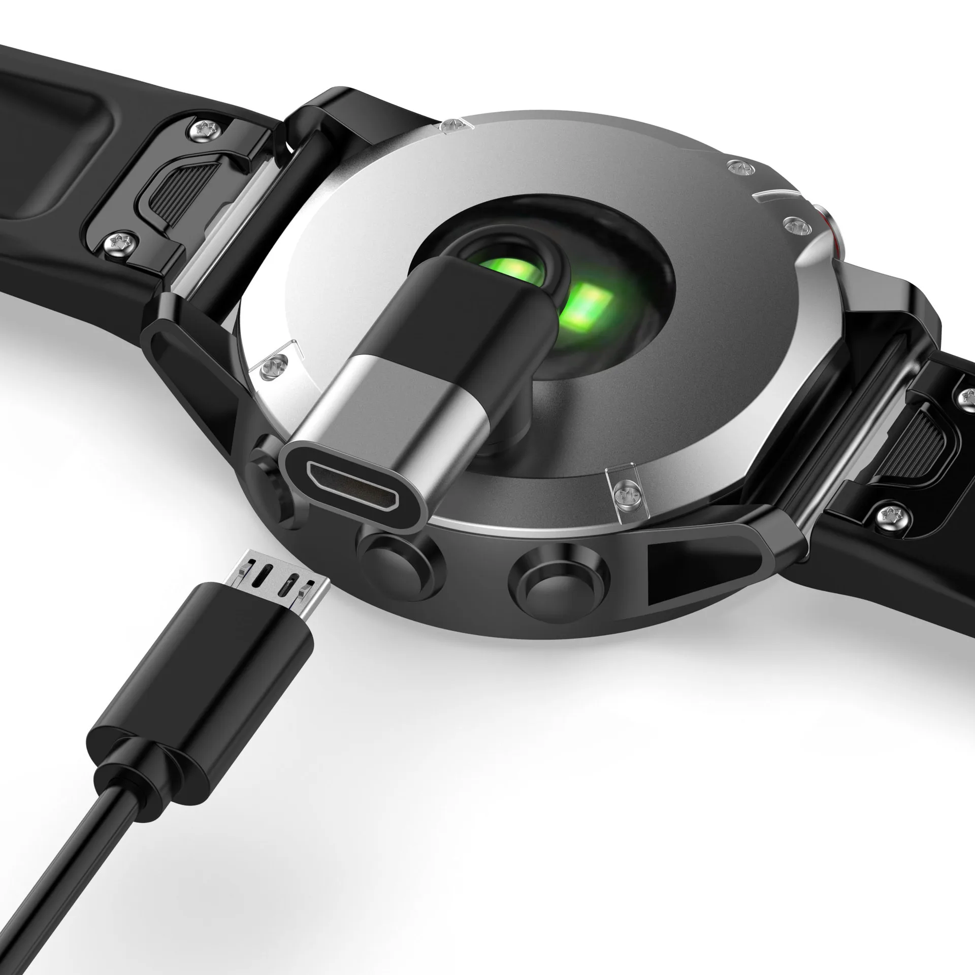 Typ-C-Ladeadapter für Garmin Fenix ​​8/7/7S/7X/6/6S Forerunner 970/570/965/55 Instinct Venu 3S/SQ Vivoactive 6/5