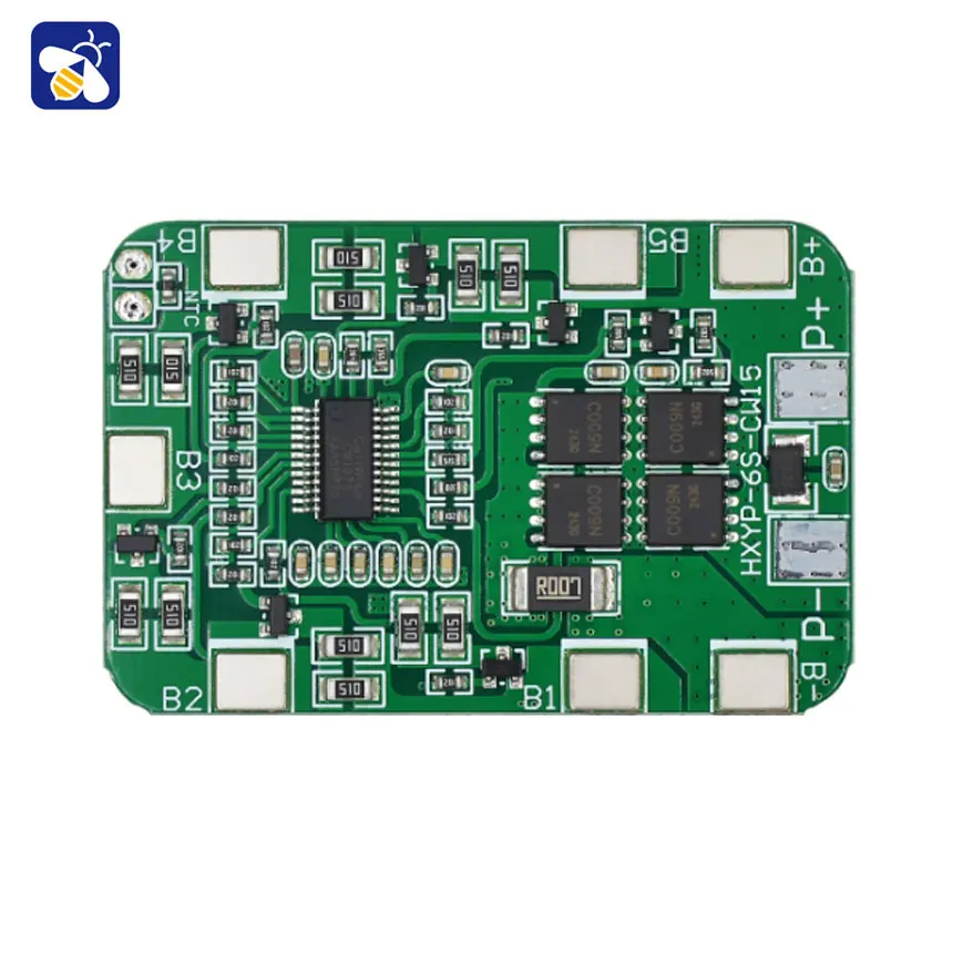 6 series lithium battery protection board with equalisation 22.2V/25.2V18650 battery equalisation protection board 14A current