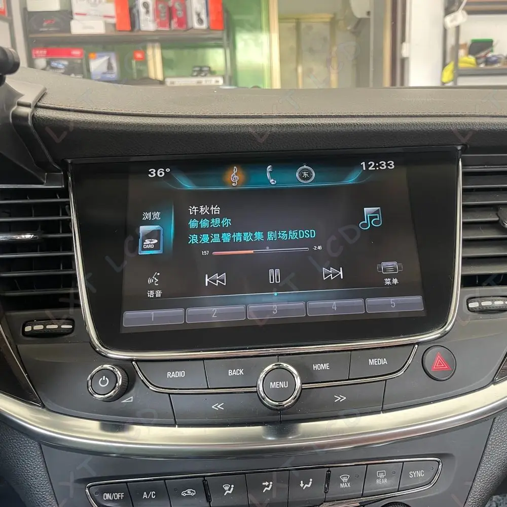 LCD Screen New OEM For Opel Vauxhall Astra K Car GPS Navigation Display Original 8 Inch For LQ080Y5DZ10 LQ080Y5DZ06 Touch