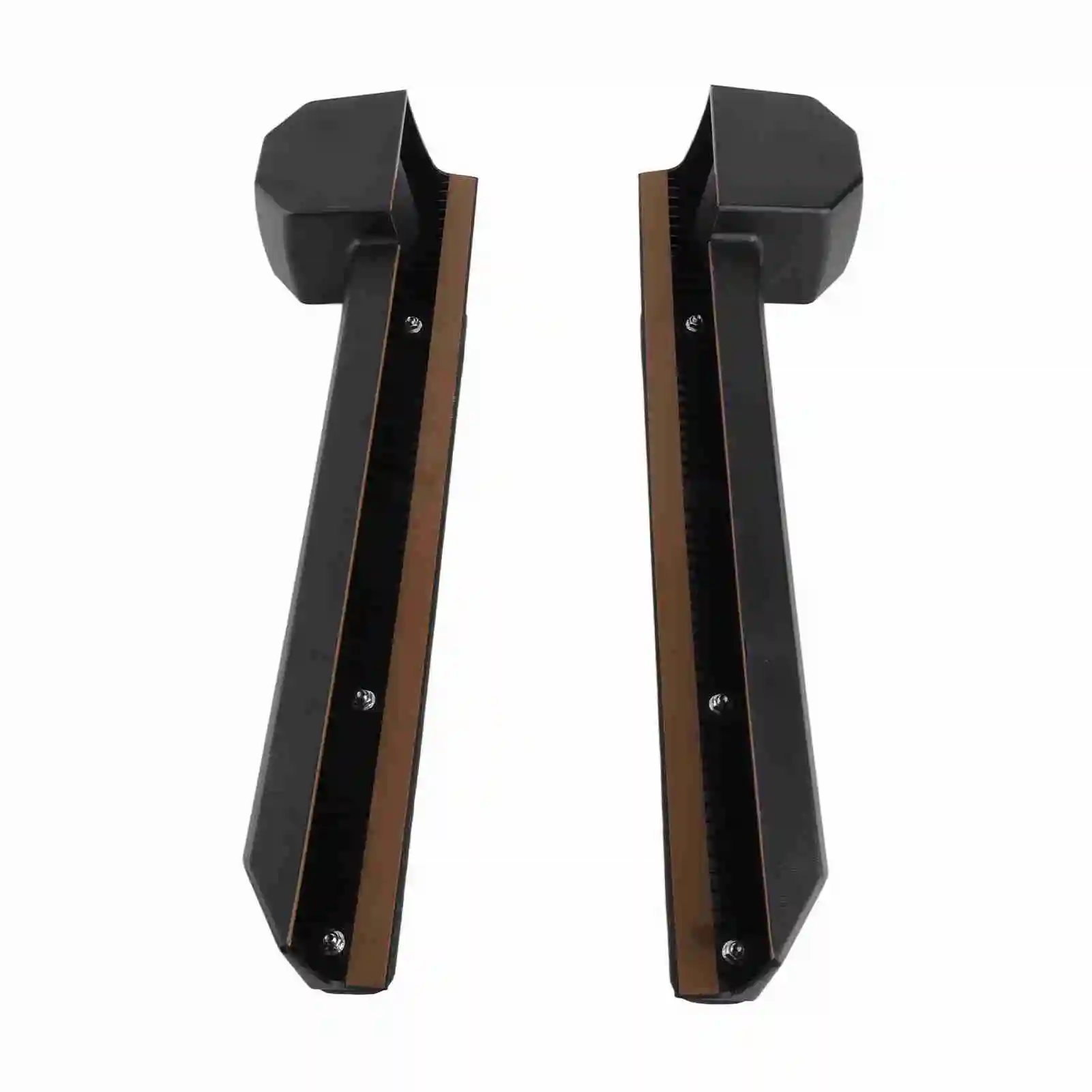 1 Pair Car Door Armrest Cup Holder Plastic Leather Wear Resistance Replacement for Toyota Land Cruiser 70 Series