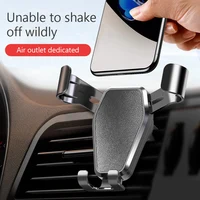 Support de téléphone portable multifonction pour voiture, support de téléphone, support d'invite de gravité, miroir de pare-soleil, tableau Prada, GPS, smartphone pour iPhone, C5 1