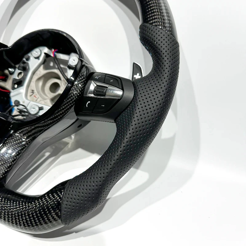 

Suitable Sporty Carbon Fiber Steering Wheel 1 Series 2 Series 3 Series 4 Series 5 Series F10 F20 F22 F46 F07 F01 F32