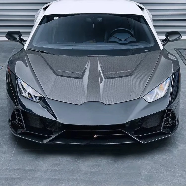 Carbon Fiber Engine Hood for Huracan LP610 Upgrade V Style Engine Hood Car