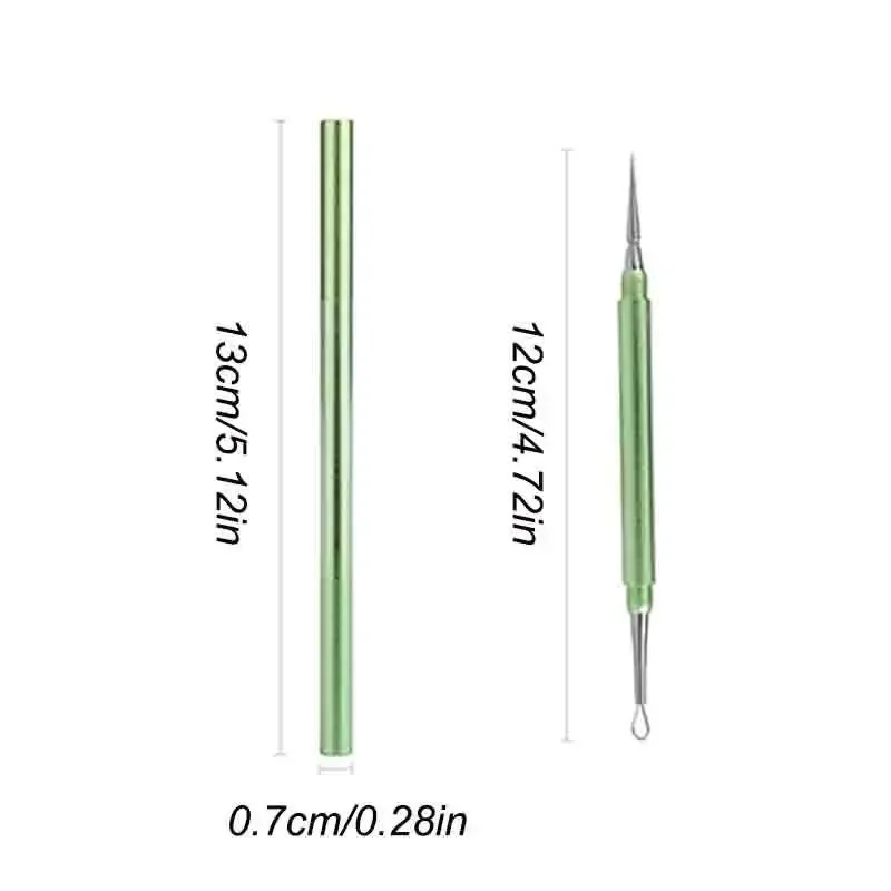 1 قطعة الرؤوس السوداء Comedone حب الشباب بثرة العيب النازع مزيل الفولاذ المقاوم للصدأ الإبر إزالة أدوات الوجه العناية بالبشرة المسام الأنظف