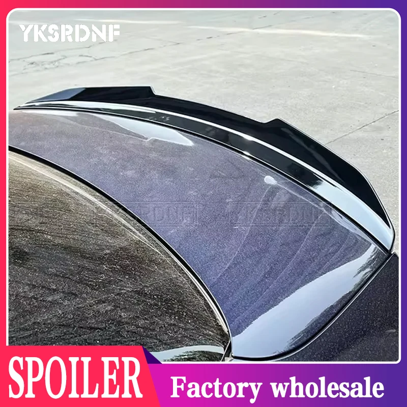 For Mercedes Benz W213 E200 E260 E300 AMG 2015-2020 PSM STYLE Car ABS Plastic Unpainted Primer Rear Trunk Boot Wing Lip Spoiler