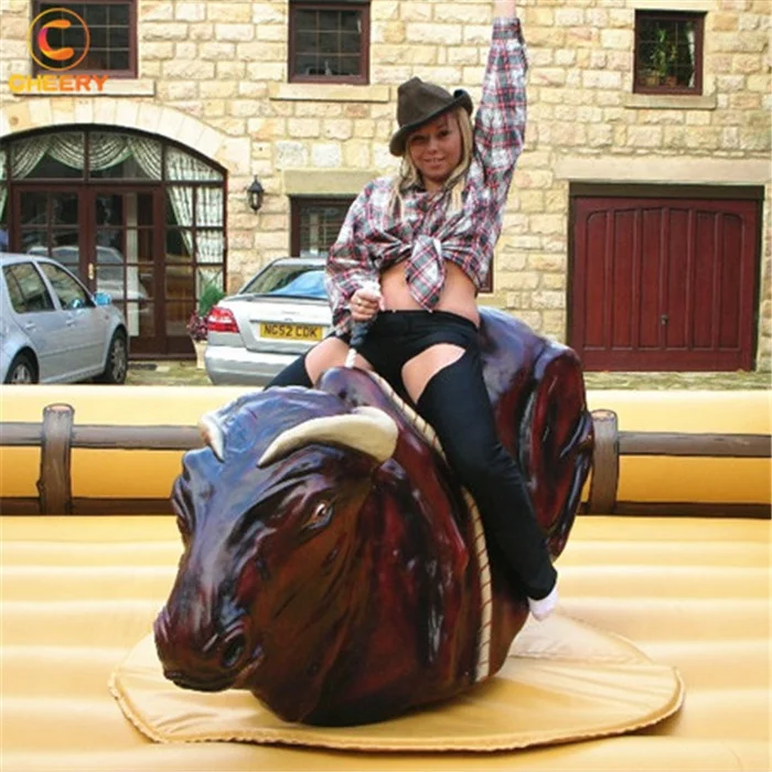 미친 팽창식 동물 라이딩 기계 로데오 황소 가격