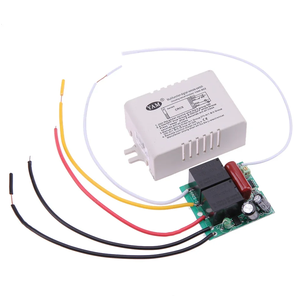 Wireless Remote Control Light Switch Digital ON OFF RF433 for Bulb Chandelier 180 240V 1 2 3 Ways image 3