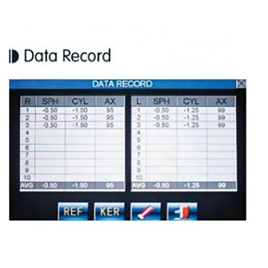 Compteur d'autoréfracteur optique AR-7610, mesure automatique de l'impression d'imagerie unique