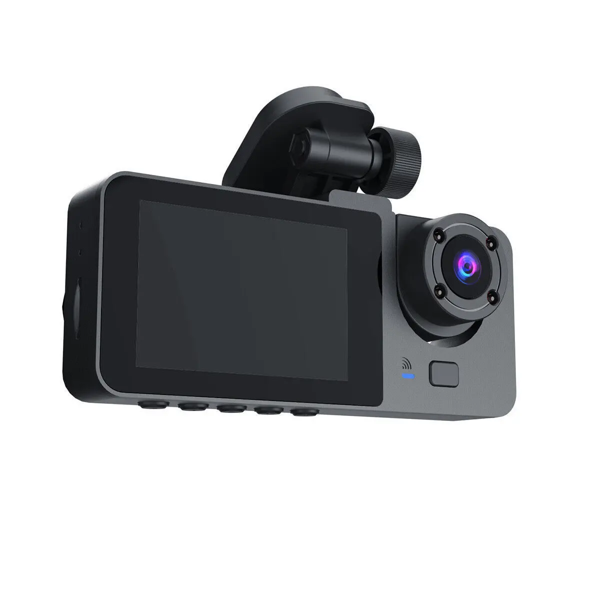 three-lens driving recorder three-camera video wifi driving recorder mobile phone interconnection night vision