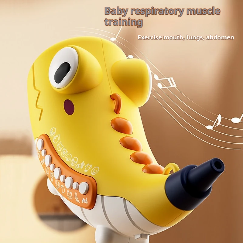 Crianças soplável animal chamada brinquedo chifre 30 sons animais instrumento musical brinquedo educativo ao ar livre indoor jogar para crianças