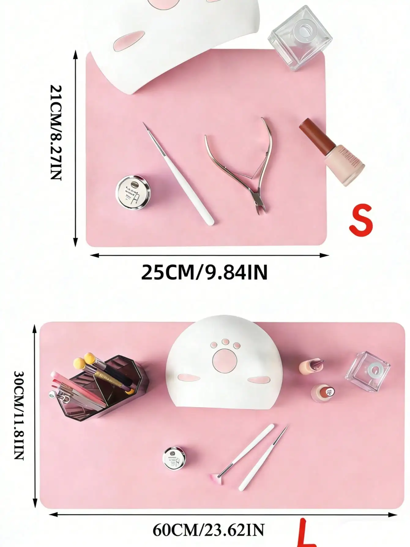 Nail Art Table Mat Foldable Hand Rest Pad for Nail Armrest Cushion Waterproof Scratch Dirt Resistant Leather Studio Desk Mat