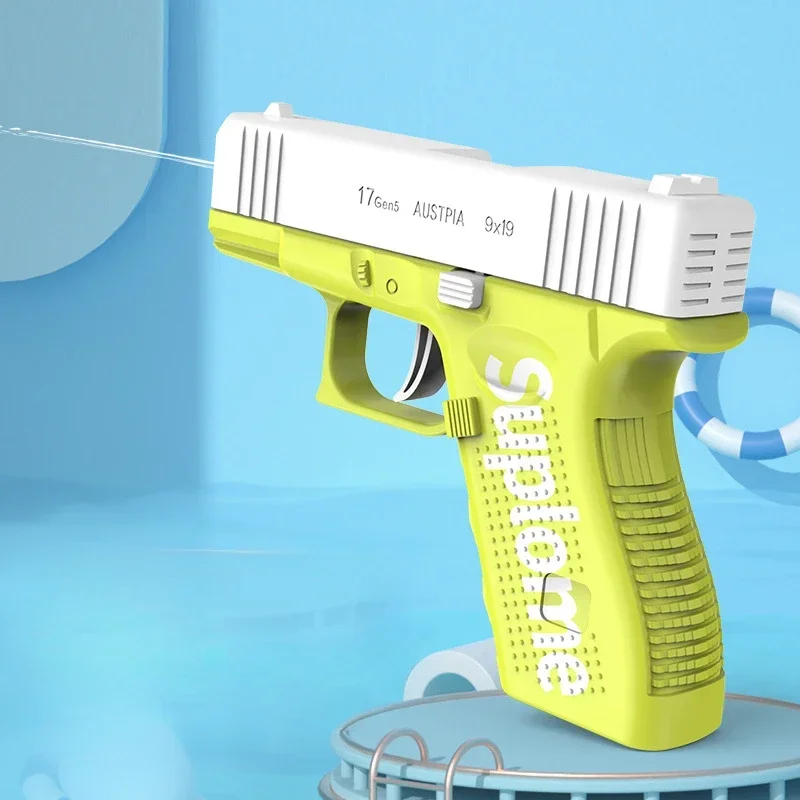 ミニ水鉄砲デザートイーグル G17 機械式連続発射小型ピストル夏の屋外ビーチ貧しいおもちゃシュート水鉄砲子供用