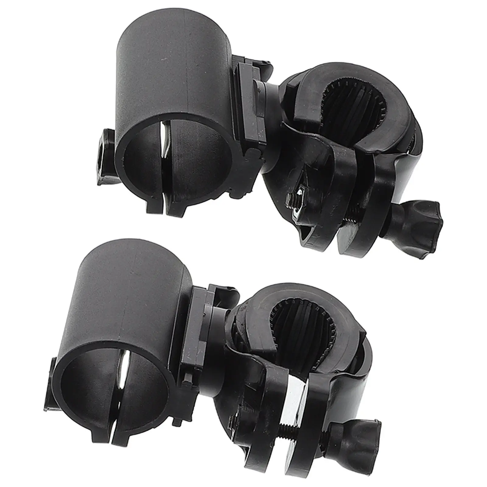 

2Pcs Bike Flashlight Clip Clamp Universal Rotation Mount Holder Bicycle Handlebar Bracket Cycling Equipment LED Light Holder