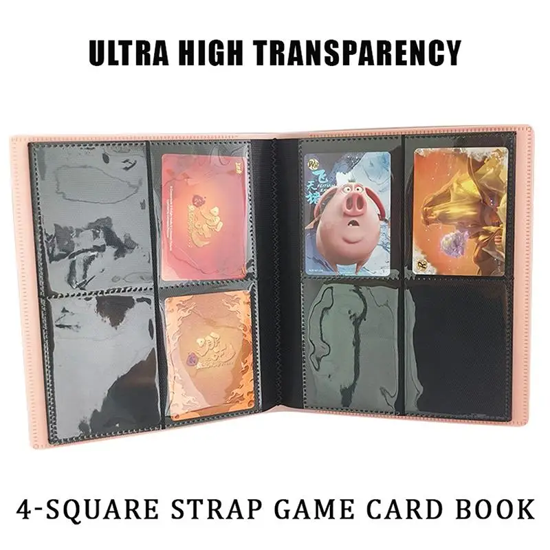 Trading Card Binder With Waterproof Cover And Multiple Color Options Perfect For TCG Collection Game Card Storage