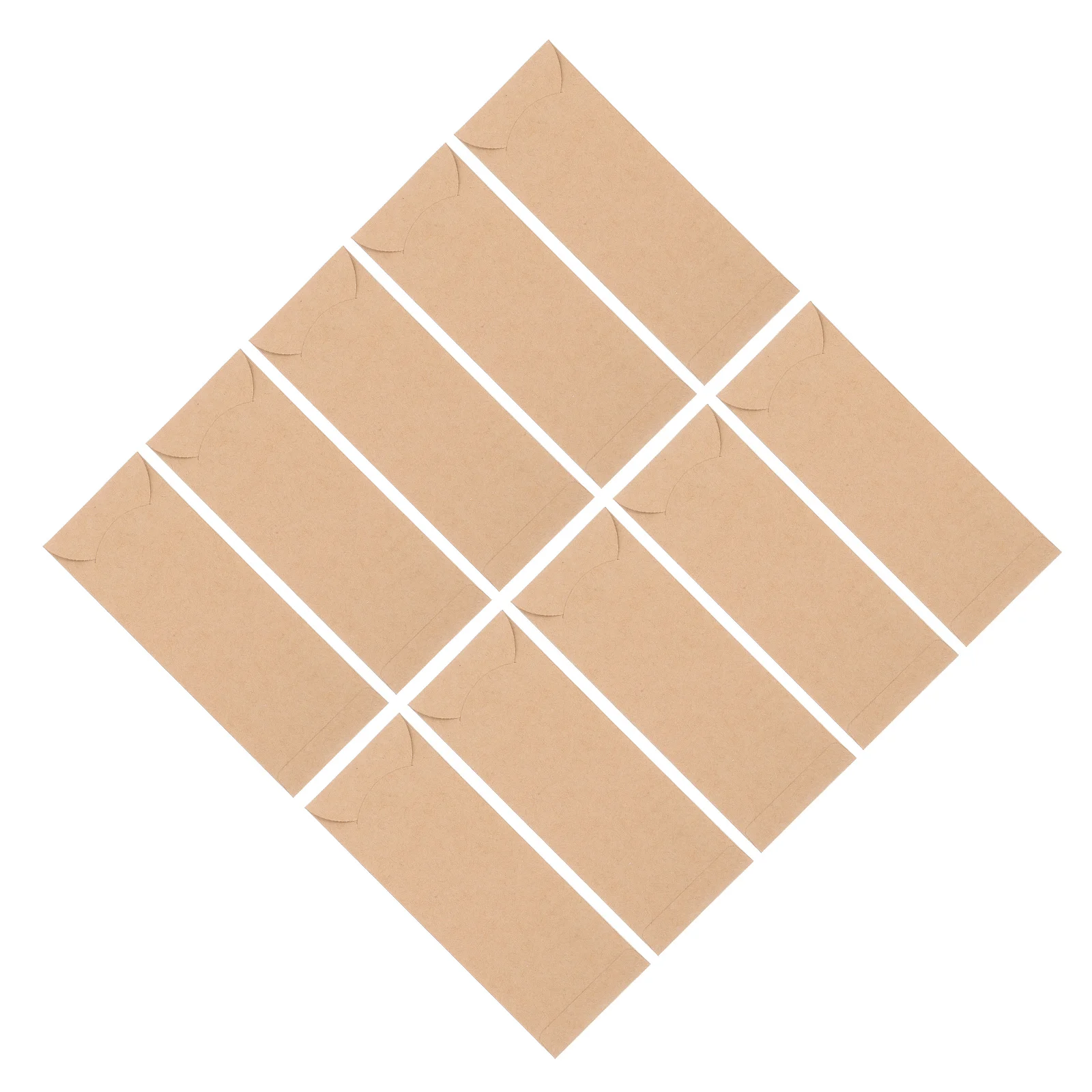 10 Buah Sarung Pembatas Buku Kraft Vintage Kosong Diy Penyimpanan Untuk Kartu Resin Kantong Pena Kantor Sekolah Perpustakaan Hadiah Pecinta Seni