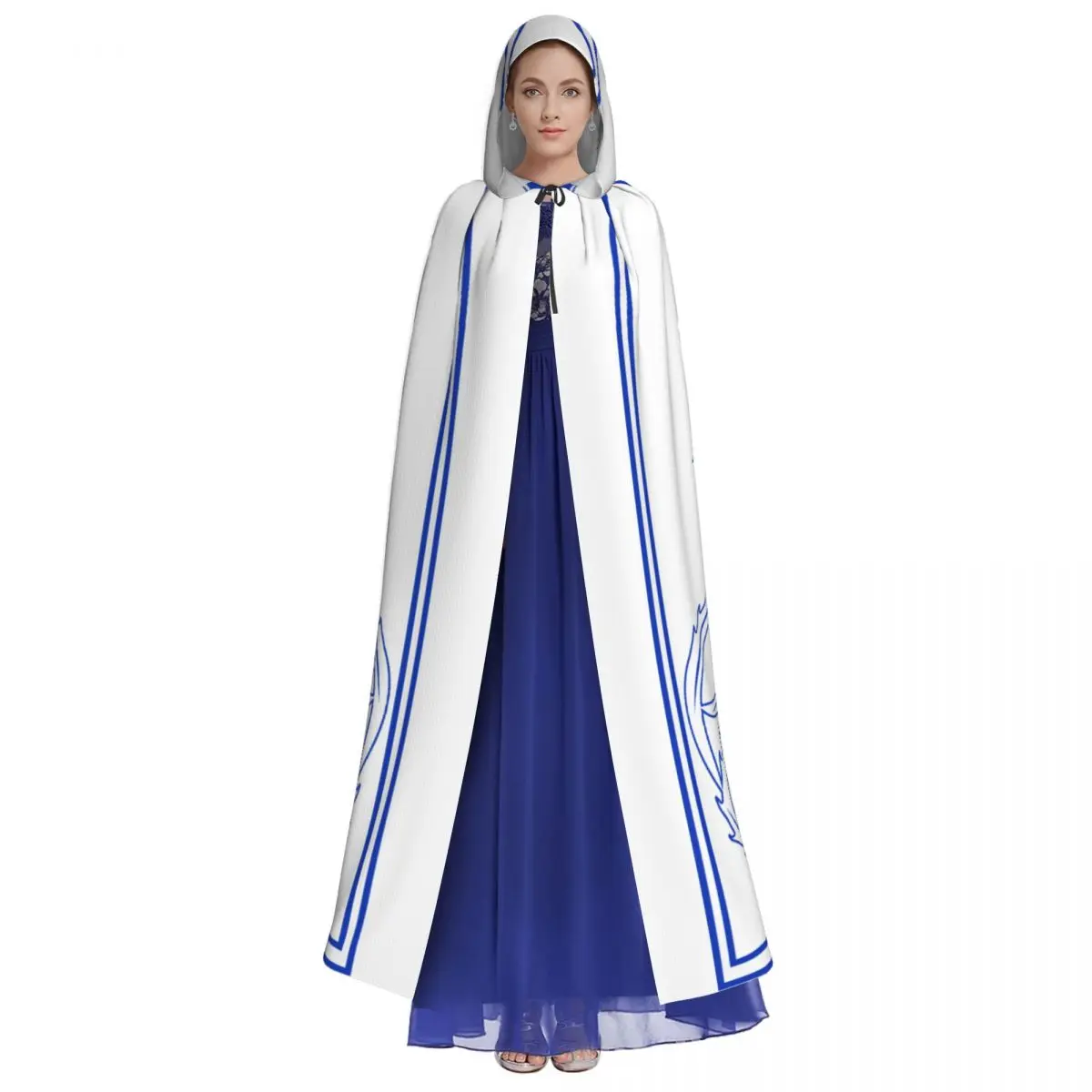 Cosplay Medieval Costumes Israel Jewish Nine Candlestick Candelabrum Hooded Cloak Capes Long Robes Jackets Coat Carnival