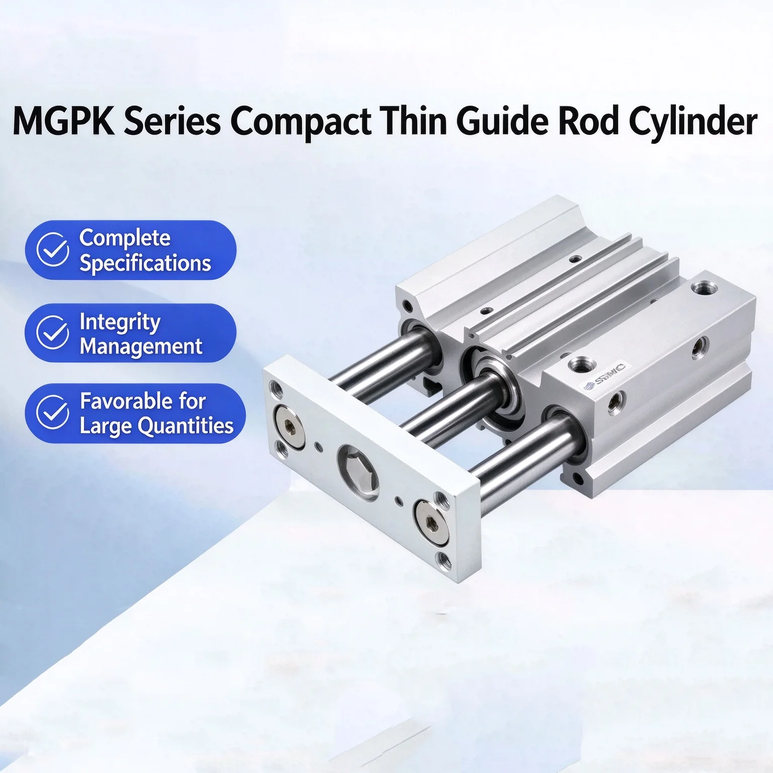 Compact Thin Three-Axis Guided Cylinder MGPKAM12 16 20 25 32 40-10 30 50