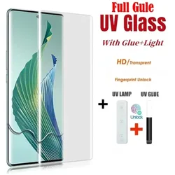 3Pcs UV Tempered Glass For Samsung Galaxy S22 S21 S23 S24 Plus Ultra Screen Protector Note 20 Ultra 10 9 8 S10 S9 S20 21 FE S10E