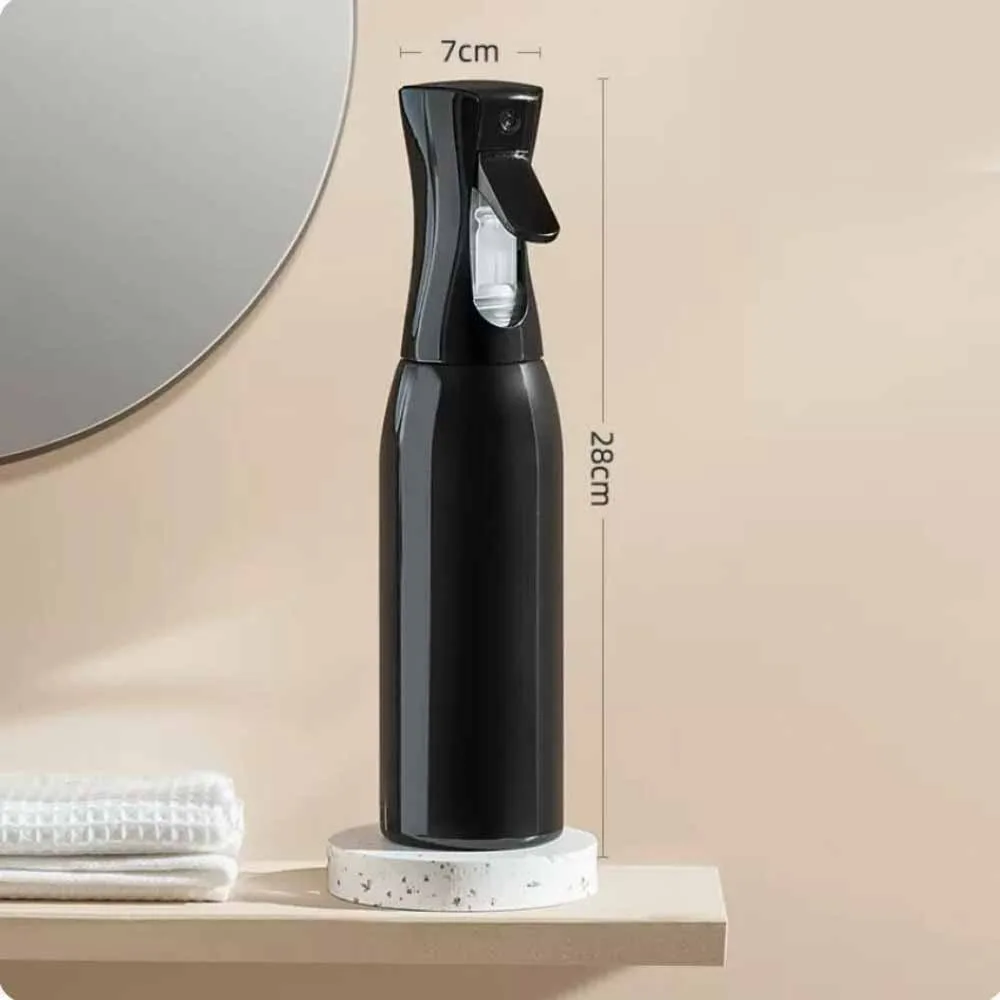 200/300/500ml Hairdressing Spray Bottle High Pressure Continuous Mist Barber Water Sprayer Portable Plastic Refillable Bottle