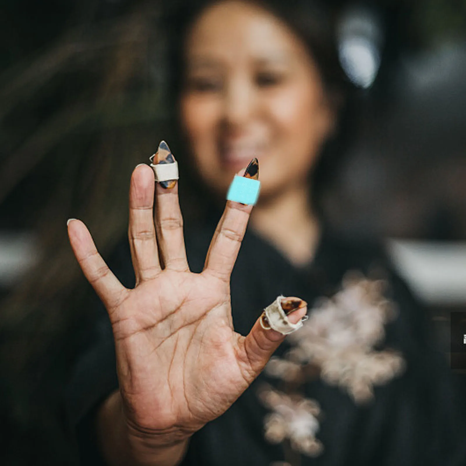 

4Pcs Guzheng Finger Tapes Breathable Adhesive Cuttable Protective Tape Durable Finger Tape for Pipa Guitar Instrument Playing