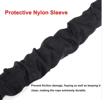 Adult Exercise Battle Ropes Men Women Heavy Skipping Jump Rope for Fitness 3lb Weighted Jump Ropes