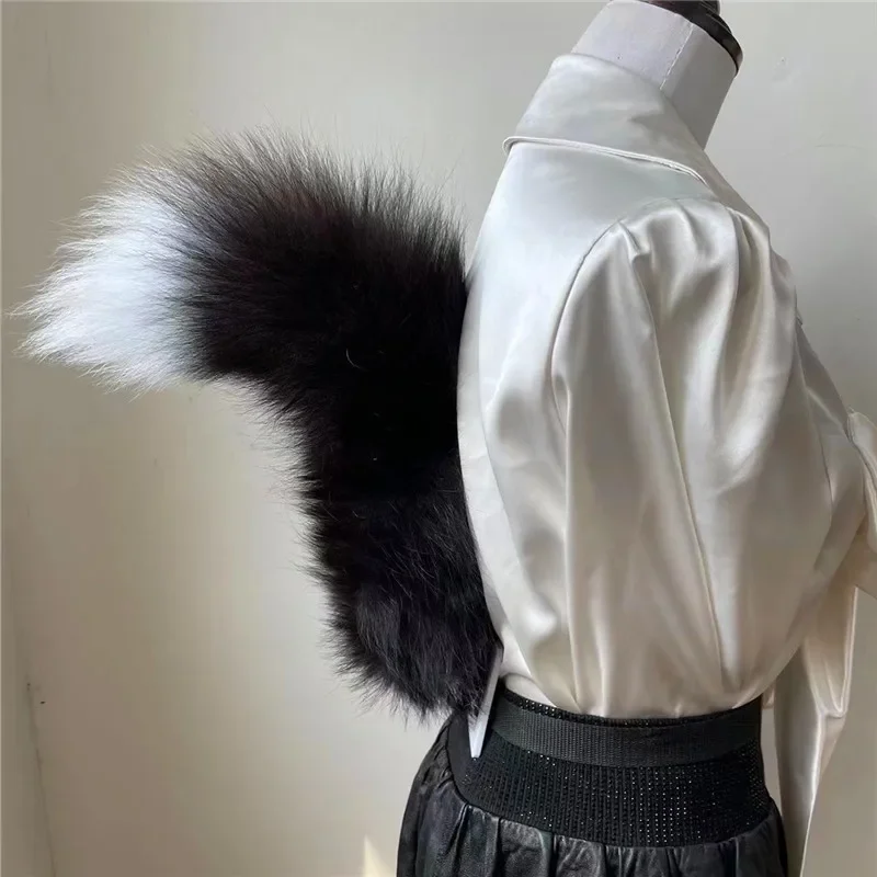 Handmade furry items with adjustable shapes cat dog foxe tails cosplay performances Anime Accessories Kawaii Artificial Fur Tail