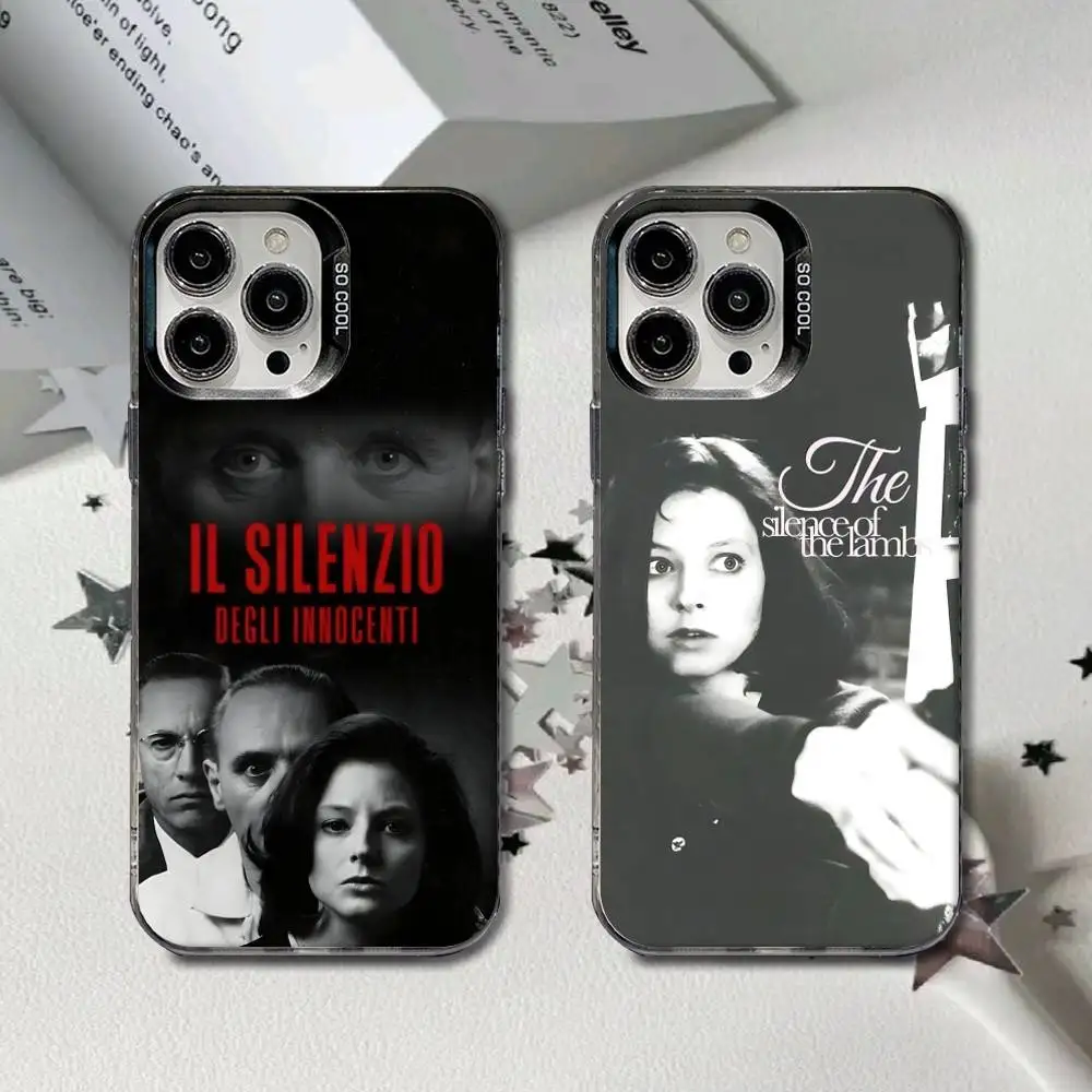 

Movie The S-Silence of the Lambs Phone Case For iPhone 17,16,15,14,13,12,11,X,8,7,Pro,Max,Plus,SE4,Air,Mini Matte Durable Shell