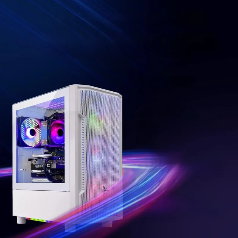 Archangel Gaming PC Desktop –  Core i5 12400F 2.5 GHz,  RTX 4070, 1TB NVME SSD, 16GB DDR4 RAM 3200, 75