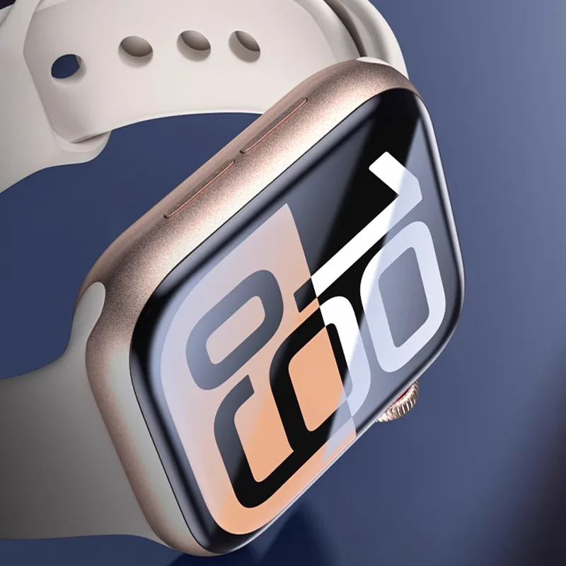 Displayschutzfolie für Apple Watch Serie 10 9-8-7-6 5 Se ultra-2 49 mm 41 mm 45 mm 40 44 mm 3D (nicht gehärtetes Glas) Filmzubehör